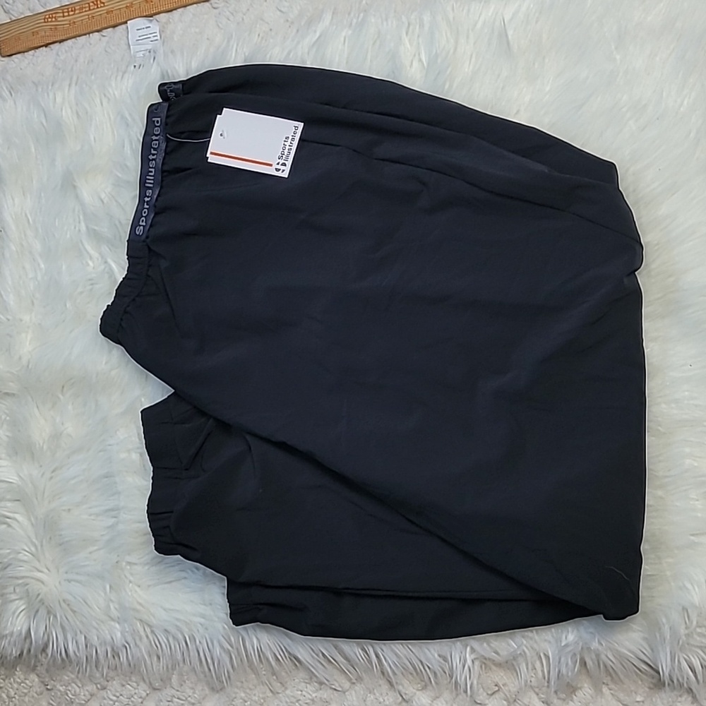 Sports Illustrated Men’s Black Jogger Pants NWT Size 2X Athletic Sweatpants